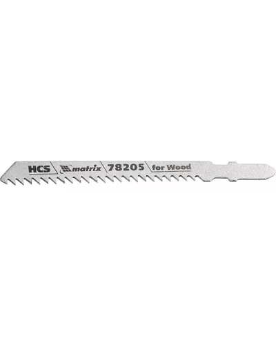 Полотна для электролобзика по дереву, 3 шт, T111C, 75 х 3 мм, HCS Matrix Professional