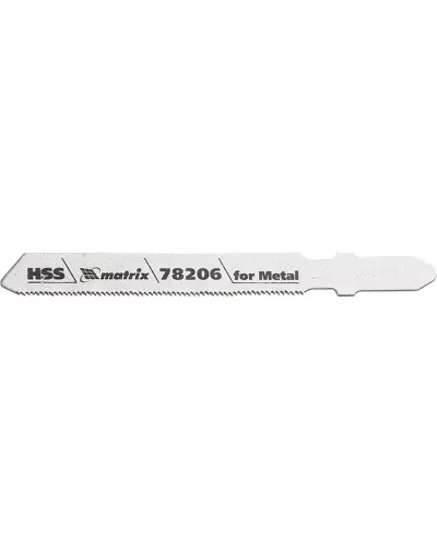 Полотна для электролобзика по металлу, 3 шт, T118G, 50 х 0.8 мм, HSS Matrix Professional