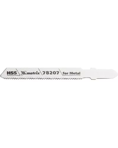 Полотна для электролобзика по металлу, 3 шт, T118A, 50 х 1.2 мм, HSS Matrix Professional
