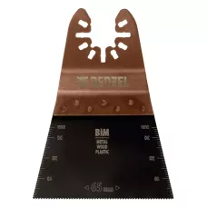 Насадка для МФИ DENZEL 782303 режущая прямая, BiM, по металлу и дереву, 65 x 1.2 мм