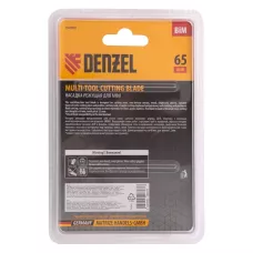 Насадка для МФИ DENZEL 782303 режущая прямая, BiM, по металлу и дереву, 65 x 1.2 мм