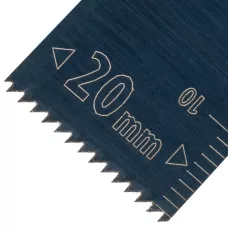 Насадка для МФИ DENZEL 782309 режущая пазовая прямая, HCS, по дереву, 20 х 1.4 мм