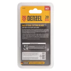 Насадка для МФИ DENZEL 782309 режущая пазовая прямая, HCS, по дереву, 20 х 1.4 мм