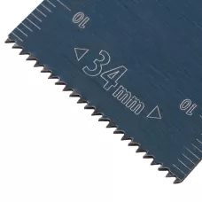 Насадка для МФИ DENZEL 782312 режущая пазовая прямая, HCS, по дереву, 34 х 1.4 мм