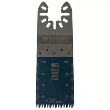 Насадка для МФИ DENZEL 782315 режущая пазовая прямая, HCS, по дереву, ламинату 34 х 2.5 мм