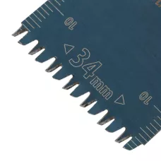 Насадка для МФИ DENZEL 782315 режущая пазовая прямая, HCS, по дереву, ламинату 34 х 2.5 мм