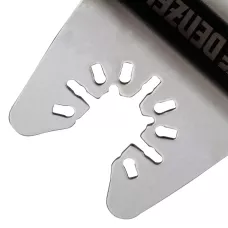 Насадка для МФИ DENZEL 782317 шабер полукруг, Inox, для снятия краски, 50 мм