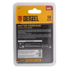 Насадка для МФИ DENZEL 782317 шабер полукруг, Inox, для снятия краски, 50 мм