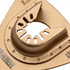 Насадка для МФИ DENZEL 782323 шлифовальная дельтавидная, HM, по плитке и дереву, 78 мм