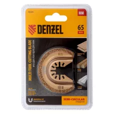 Насадка для МФИ DENZEL 782325 режущая полукруг, HM, по плитке, 63 мм