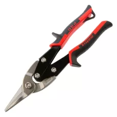 Ножницы по металлу, 250 мм, прямой рез, сталь CRMO, двухкомпонентные рукоятки, PRO MATRIX 78322