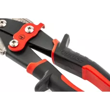 Ножницы по металлу GROSS "PIRANHA", 270мм, прямой и левый проходной рез, сталь-СrMo, двухкомпонентные рукоятки 78331