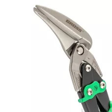 Ножницы по металлу GROSS "PIRANHA", 270мм, прямой и правый проходной рез, сталь-СrMo, двухкомпонентные рукоятки 78333