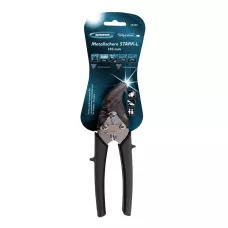 Ножницы по металлу GROSS "PIRANHA", 185мм, прямой и левый рез, сталь-СrM, двухкомпонентные рукоятки 78359