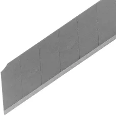 Лезвия DENZEL 18 мм, сталь SK5 - 0,5 мм, 10 штук