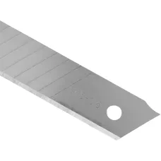 Лезвия DENZEL 18 мм, сталь SK5 - 0,5 мм, многосегментные, 10 штук