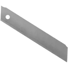 Лезвия DENZEL 18 мм, сталь SK5 - 0,6 мм, усиленные, 5 штук