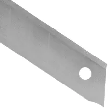 Лезвия DENZEL 18 мм, сталь SK5 - 0,6 мм, усиленные, 5 штук