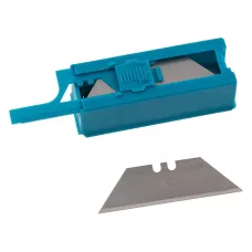 Лезвия GROSS, 19 мм, трапециевидные, пластиковый пенал, 12 шт. 79376