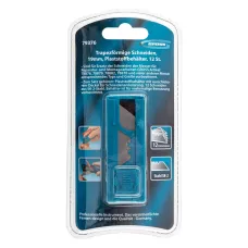 Лезвия GROSS, 19 мм, трапециевидные, пластиковый пенал, 12 шт. 79376