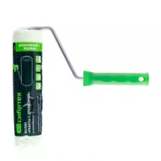 Валик "Работы с древесиной", 250 мм, ворс 12 мм, D 48 мм, D ручки 8 мм, микроволокно Сибртех