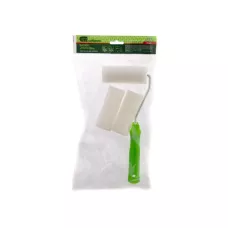 Валик "Поролон" с ручкой и 2 шубки 100 мм, D 42 мм, D ручки 6 мм Сибртех