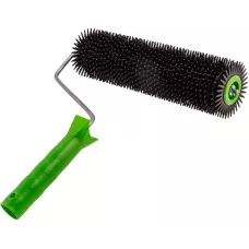 Валик игольчатый для наливных полов с ручкой, острая игла, 240 мм// Сибртех