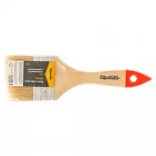 Кисть плоская Slimline 2,5" (63 мм), натуральная щетина, деревянная ручка SPARTA 824355