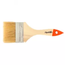 Кисть плоская Slimline 3" (75 мм), натуральная щетина, деревянная ручка SPARTA 824405