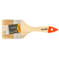 Кисть плоская Slimline 3" (75 мм), натуральная щетина, деревянная ручка SPARTA 824405