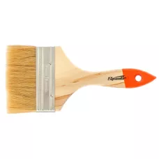 Кисть плоская Slimline 4" (100 мм), натуральная щетина, деревянная ручка SPARTA 824455