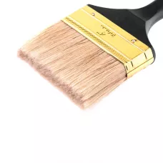 Кисть плоская "Профи" 4", натуральная щетина, пластмассовая ручка MTX