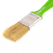Кисть флейцевая "Евро", 25 x 8, натуральная щетина, пластиковая ручка Сибртех