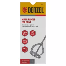 Миксер для красок DENZEL 848747, 85 x 400 мм, шестигранный хвостовик 8 мм