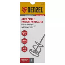 Миксер для красок и штукатурных смесей DENZEL 848827, 80 x 400 мм, хвостовик SDS plus