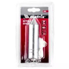 Отвес цилиндрический, 400 г, шнур 5 м MATRIX 84889