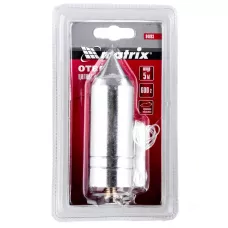 Отвес цилиндрический, 600 г, шнур 5 м MATRIX 84893