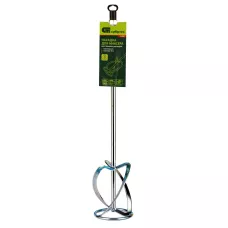 Насадка для миксера, для тяжелых растворов, 120 х 590 мм, оцинкованная, хвостовик резьба М14 Сибртех