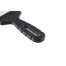 Шпательная лопатка из нержавеющей стали, 80 мм, пластмассовая ручка Сибртех