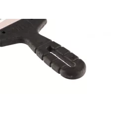 Шпатель из нержавеющей стали, 100 мм, зуб 4 х 4 мм, пластмассовая ручка Сибртех