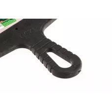 Шпатель из нержавеющей стали, 250 мм, зуб 4 х 4 мм, пластмассовая ручка Сибртех