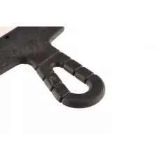 Шпатель из нержавеющей стали, 150 мм, зуб 6 х 6 мм, пластмассовая ручка Сибртех