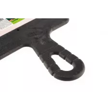 Шпатель из нержавеющей стали, 200 мм, зуб 6 х 6 мм, пластмассовая ручка Сибртех