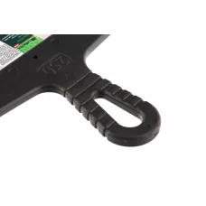 Шпатель из нержавеющей стали, 250 мм, зуб 10 х 10 мм, пластмассовая ручка Сибртех