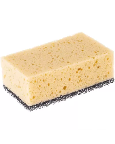 Губка крупнопористая комбинированная для удаления эпоксидной затирки 160х95х60 мм, Россия Сибртех