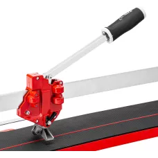 Плиткорез ручной монорельсовый 600 х 14 мм, ходовая каретка,9/4 рег. подшипников, литая станина// MTX