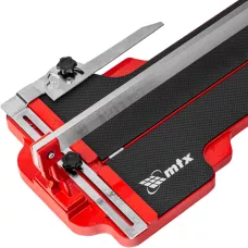 Плиткорез ручной монорельсовый 600 х 14 мм, ходовая каретка,9/4 рег. подшипников, литая станина// MTX