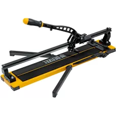 Плиткорез рельсовый DENZEL 600х16мм, каретка на подш., стальная станина, усил. рукоятка-пенал