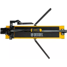 Плиткорез рельсовый DENZEL 600х16мм, каретка на подш., стальная станина, усил. рукоятка-пенал