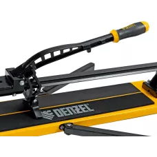 Плиткорез рельсовый DENZEL 600х16мм, каретка на подш., стальная станина, усил. рукоятка-пенал